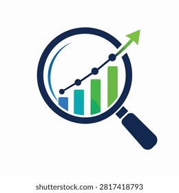 Flat design illustration showing financial progress with coins and upward arrows on a chart