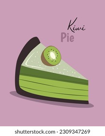 Diseño plano de la muestra de Kiwi Pie
