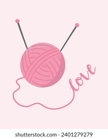 Ilustración de diseño plano con hilo de discusión y amor