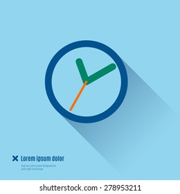 Flat design illustration. Vector info graphic icons. Business and trend of media.