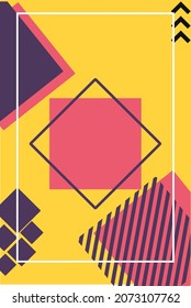 flat design for instagram story