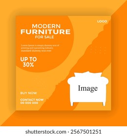 Flat Design Interior Living Room and Interior Furniture