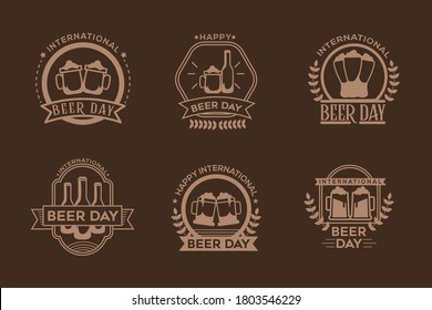 DISEÑO PLANO BADGAS DEL DÍA INTERNACIONAL DE LA CERVEZA