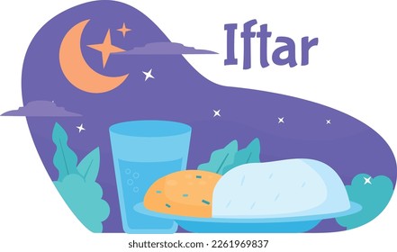 Flat design Islamic Special Ramadan for your Web Design, Social Media Design, F;ayer, Banner, Greeting card etc