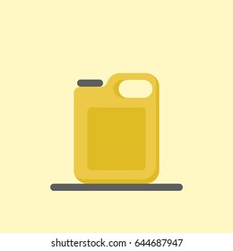 Flat design jerry can
