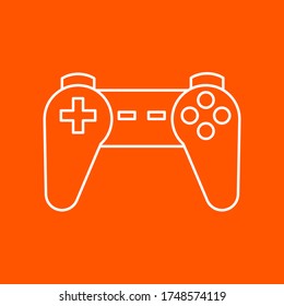 Flat Design of Joystick Game Console