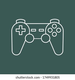 Flat Design of Joystick Game Console