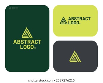 Flaches Design LA Logo Vorlage