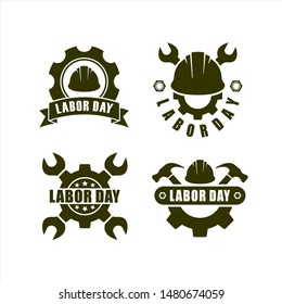 Flat Design Labor Day Collections