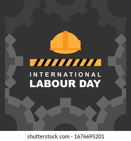 Concepto de jornada laboral de diseño plano. - Vector.