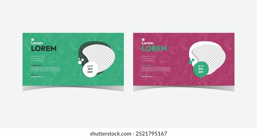 Flat design landing page tamplate .