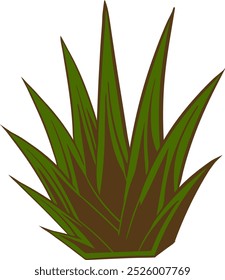 Folhas de Design Plano com vetor de ramificações