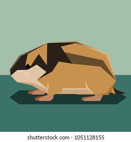 Flat design Lemming