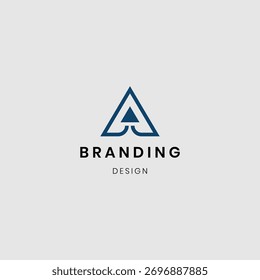 Flaches Design Letter-Form ein Logo