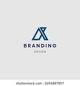 Flaches Design Letter-Form ein Logo