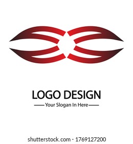 Logo de diseño plano en los pasos 10. monograma simple y único preparado. Transmite tecnología, fácil, genial y profesional. Este signo es adecuado para la marca de moda, de ropa o de ropa, etc.