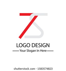 Flat design logo number. Simple creative and ready to use