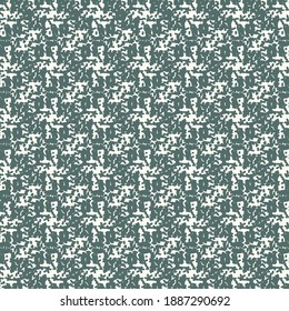 Flat design, made of abstract elements and tiny fragments, arranged repeatedly in certain formations. Motley pattern suitable for wallpaper or upholstery.
