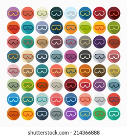 Flat design: mask