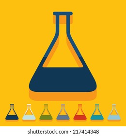Flat design: medicine