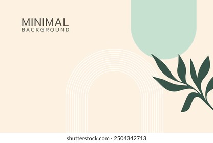 Fondo minimalista de diseño plano 7