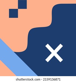 Flat design of modern abstract background