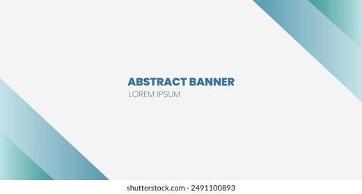 flat design modern Abstract shape banners background