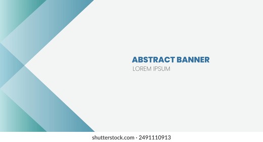 Flaches Design Moderne Abstrakte Form Banner Hintergrund mit Farbverlauf