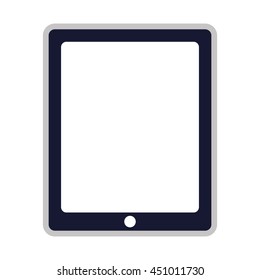 flat design modern cellphone icon vector illustration