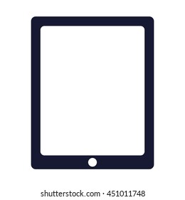 flat design modern cellphone icon vector illustration