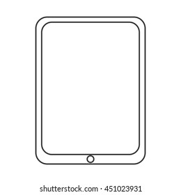 flat design modern cellphone icon vector illustration
