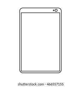 flat design modern cellphone icon vector illustration