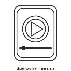 flat design modern cellphone icon vector illustration