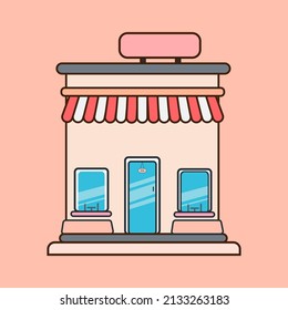 Flat design modern illustration Online virtual purchase retail e-commerce business. shopping carts.