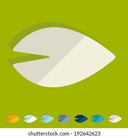 it is a flat design in modern style