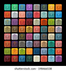 it is a flat design in modern style