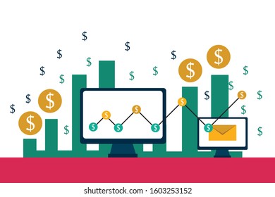 Flat design modern vector illustration icons set of analytics search information and website SEO optimization