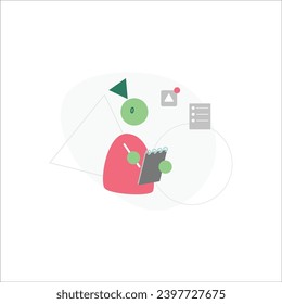 Flat design modern vector illustration concept for web and mobile app development