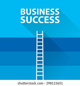 Flat design modern vector illustration infographic concept of digital marketing media concept, Success