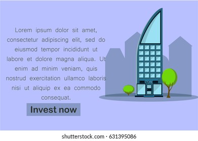 Flat design modern vector illustration icons set of urban landscape and city life.
