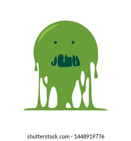 flat design the monster melts