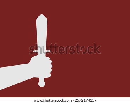 flat design murder vector illustration