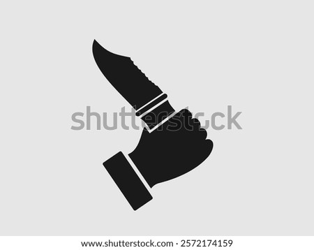flat design murder vector illustration