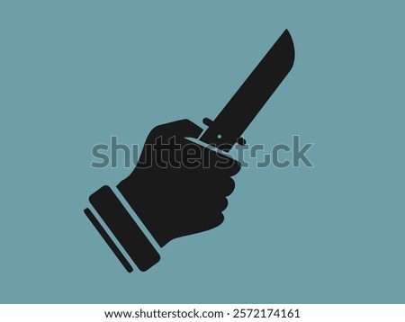 flat design murder vector illustration