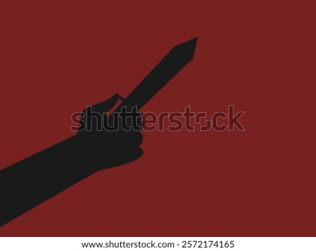 flat design murder vector illustration