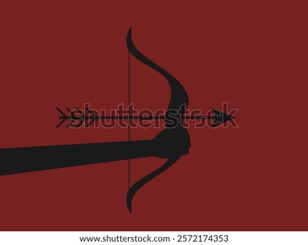 flat design murder vector illustration