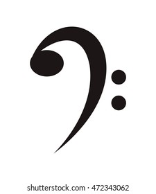 flat design music note icon vector illustration