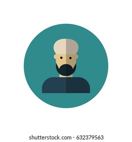 Flat design: muslim flat icon Eps10