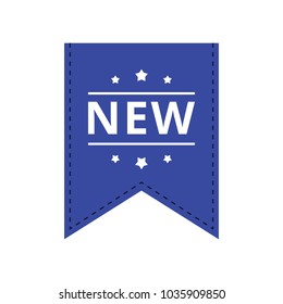 Flat Design new Stickers with white background