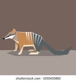 Flat design Numbat